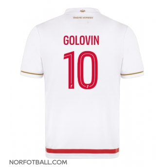 Billige Fotballdrakt AS Monaco Aleksandr Golovin #10 Replika Hjemmedrakt 2025-26 Kortermet